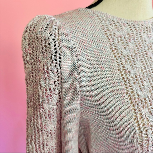 Vintage union made knit skirt & top set - Picture 2 of 9